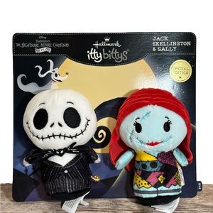 Hallmark Itty Bittys Jack and Sally Nightmare Before Christmas Limited Edition